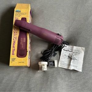 Marvy Embossing Heat Tool by Uchida & Embossing Powder